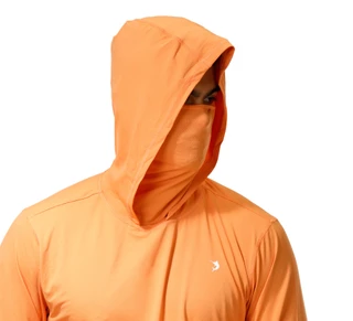 Thumbnail 3: REEL LEGENDS Men's Long Sleeve UPF 50+ Hoodie w/ Built-in Gaiter  