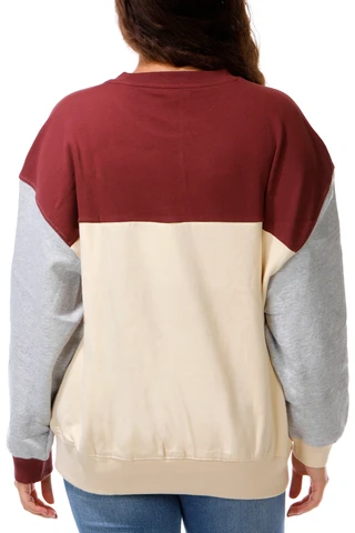 Thumbnail 3: BILLABONG Juniors Long Sleeve Color Block Crew Neck Sweater 