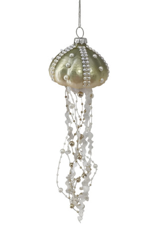 Thumbnail 2: Magical Season Beaded Jellyfish Ornament 