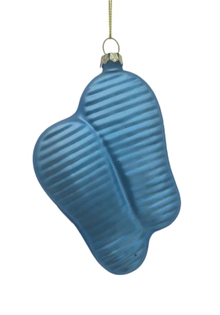 Thumbnail 2: Magical Season Blue Flip-Flops Glass Ornament 