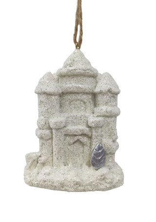 Thumbnail 1: Magical Season Silver Sand Castle Ornament 