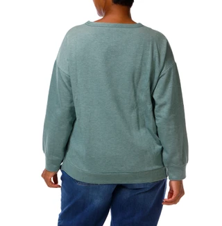 Thumbnail 2: Chenault Women's Plus Embroidered Pumpkin Sweatshirt  