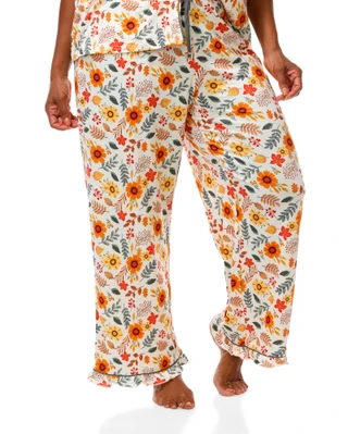 Thumbnail 3: Women's Plus 2 pc Pajama Pants Set  