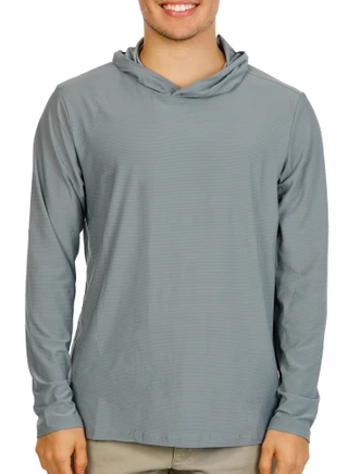 Thumbnail 1: RBX Men's UPF 50 4-Way Stretch Long Sleeve Hoodie 