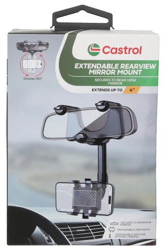 Thumbnail 1: Castrol Extendable Rearview Mirror Phone Mount 