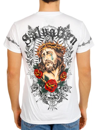 Thumbnail 1: Fresh Laundry Men's Jesus Salvation Graphic Tee 