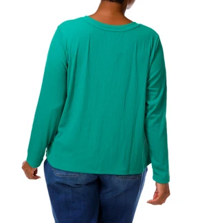 Thumbnail 3: RACHEL ROY Women's Plus Solid Button Down Top  