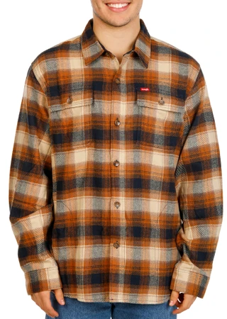 Thumbnail 1: Wrangler Men's Button Down 4 Pocket Flannel Shirt 