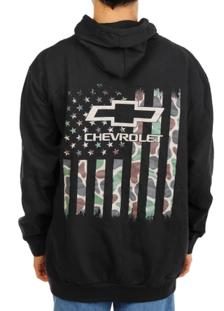 Thumbnail 1: GM Men's Graphic Logo Pocket Hooded Sweatshirt 