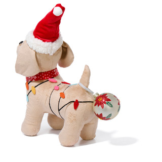 Thumbnail 2: Magical Season Holiday Lights Dog Plush  
