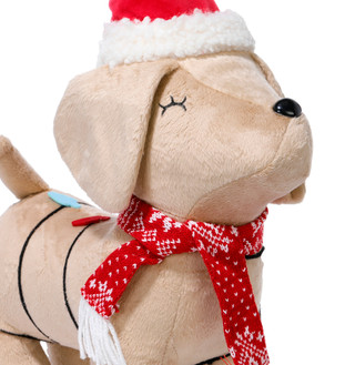Thumbnail 4: Magical Season Holiday Lights Dog Plush  