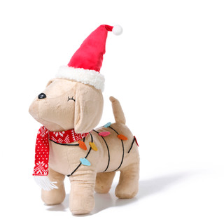 Thumbnail 1: Magical Season Holiday Lights Dog Plush  
