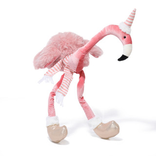 Thumbnail 1: Magical Season Flamingo Santa Hat Decorative Figurine 