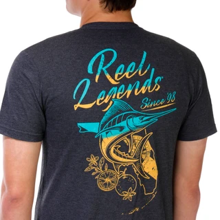 Thumbnail 6: REEL LEGENDS Men's Short Sleeve Graphic Crew Neck Tee 