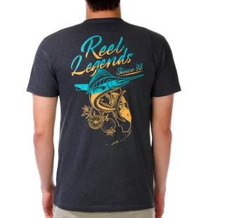 Thumbnail 2: REEL LEGENDS Men's Short Sleeve Graphic Crew Neck Tee 