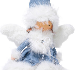 Thumbnail 3: Magical Season Sitting Angel Decorative Figurine 