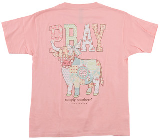Thumbnail 2: SIMPLY SOUTHERN Girl's Short Sleeve Graphic Crew Neck Tee 