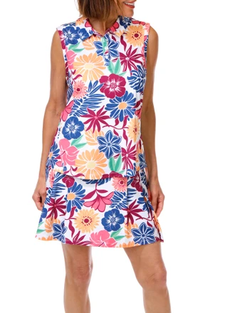Thumbnail 3: Lillie Green Women's Double Pleated Floral Skort 