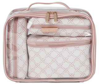 Thumbnail 2: NINE WEST 4 Pc Travel Cosmetic Bag Set 
