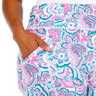 Thumbnail 2: Brisas Plus Active Paisley Capris 