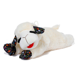 Thumbnail 1: Multipet 16 in Spooky Plush Lamb Dog Toy 