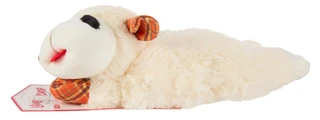Thumbnail 2: Multipet 10 in Harvest Plaid Eared Lamp Chop Dog Toy 