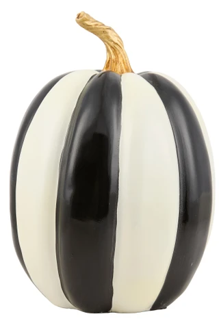 Thumbnail 2: Magical Season 10 in Halloween Striped Pumpkin Decor 