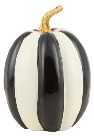 Thumbnail 1: Magical Season 10 in Halloween Striped Pumpkin Decor 