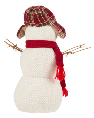 Thumbnail 2: Magical Season 14 in Christmas Tradition Snowman with Hat & Scarf Decor 