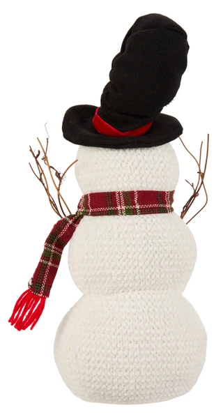 Thumbnail 2: Magical Season 14 in Christmas Tradition Snowman with Hat & Scarf Decor 