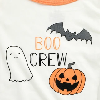 Thumbnail 2: Goodnight Llama Baby Boy 2 Pk Halloween Boo Crew Pajama Pants Sets 