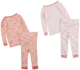 Thumbnail 2: Goodnight Llama Baby Girls 4 Pc Halloween Pajama Pants Sets 