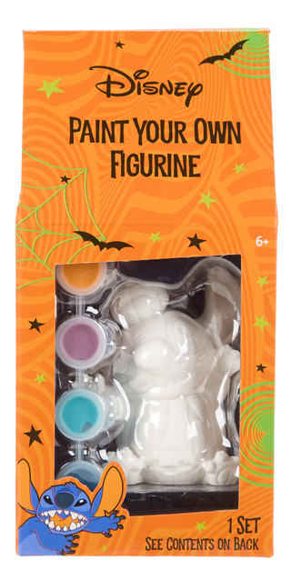 Thumbnail 1: Disney 6 Pc Halloween Paint Your Own Stitch Figurine Paint Set 