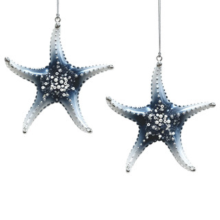 Thumbnail 1: Magical Season 2-Piece Starfish Ornament Set 