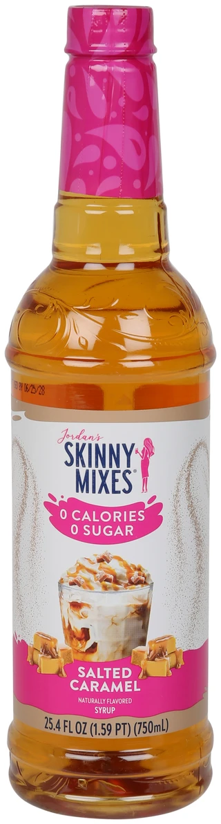 Thumbnail 1: Jordan's Skinny Mixes 25.4 oz Salted Caramel Syrup  