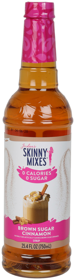 Thumbnail 1: Jordan's Skinny Mixes 25.4 oz Brown Sugar Cinnamon Syrup  