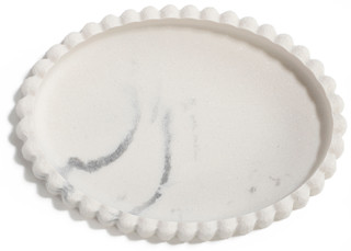 Thumbnail 2: DWELL Scallop Stone Soap Dish 
