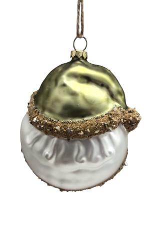 Thumbnail 2: Magical Season Glass Beach Santa Face Ornament 