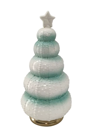 Thumbnail 1: Magical Season 11" Blue Sea Urchin Christmas Tree 