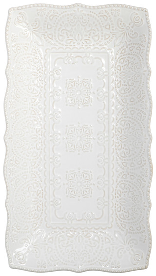 Thumbnail 2: 10 Strawberry Street 14x8 Rectangular Serving Platter 