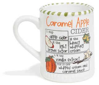 Thumbnail 1: Mud Pie Caramel Apple Cider Recipe Harvest Mug  