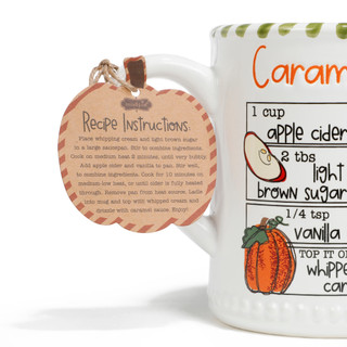 Thumbnail 2: Mud Pie Caramel Apple Cider Recipe Harvest Mug  