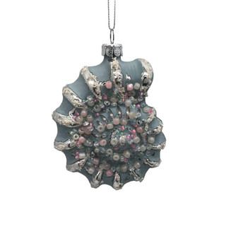 Thumbnail 1: Magical Season Glass Conch with Pearls Ornament 