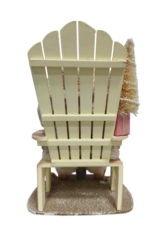 Thumbnail 2: Magical Season 14" x 12" Santa on Beach Chair Figurine 