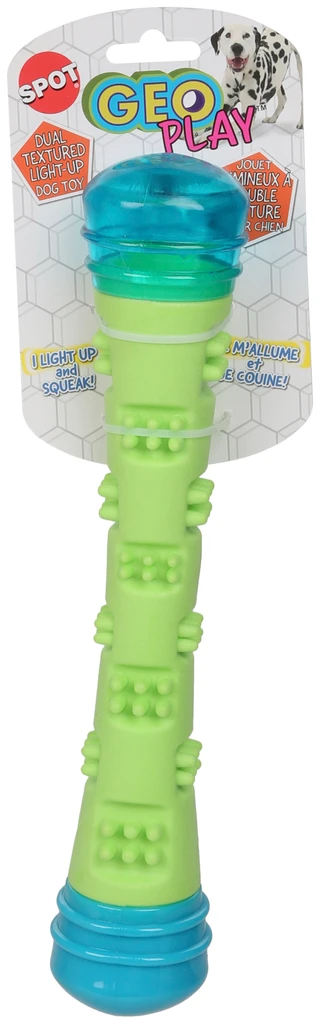 Thumbnail 1: Spot Dual Textured Light Up Dog Toy w Motion Activated LED Lights 