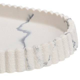 Thumbnail 3: DWELL Scallop Stone Tray  