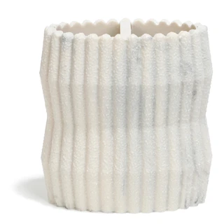 Thumbnail 2: DWELL Scallop Stone Toothbrush Holder 