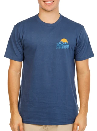 Thumbnail 2: Quiksilver Men's Short Sleeve Graphic Crew Neck Tee 