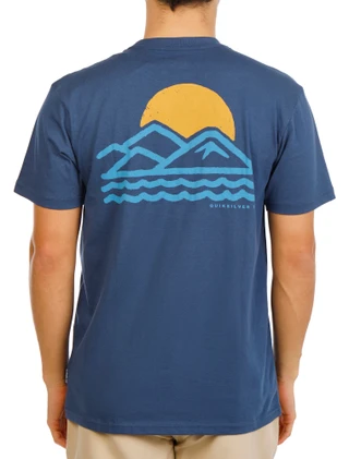 Thumbnail 1: Quiksilver Men's Short Sleeve Graphic Crew Neck Tee 