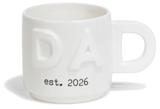 Thumbnail 1: Mud Pie Dad Letter Handle Mug  